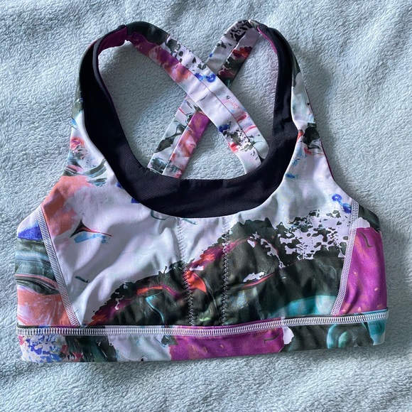 Lululemon Multicoloured Sports Bra - Picture 1 of 2